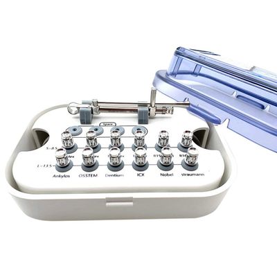 HSRG Dental Implant Restoration Tool Kit Dental Universal Implant Torque Screwdrivers Wrench, Dental Screwdriver Implant Wrench (1 Whole Set)