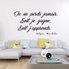 Ambiance Sticker JER_073 Wall Sticker Quote Nelson Mandela I Never Lose - Wall Decoration, Waterproof/Removable - 55 x 100 cm view 2