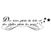 Wall Sticker Quote Black | Self-Adhesive Phrase"Dreams Full The Head." Wall Decoration | Waterproof/Moveable 25 x 75 cm view 4