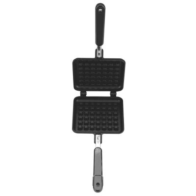 TOPINCN Aluminum Alloy Household Kitchen Gas Non-Stick Waffle Maker Pan Press Plate Cooking Baking Tool