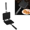 TOPINCN Aluminum Alloy Household Kitchen Gas Non-Stick Waffle Maker Pan Press Plate Cooking Baking Tool view 4