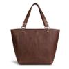 Hide & Drink, Formal Tote Bag, Female Bag, Travel and Shopping Accessory, Handbag for Women, Full Grain Leather, Handmade, Bourbon Brown view 1