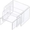 CuteBox Large Tiered Acrylic Risers (3 Packs of 3) view 1