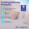 Cal King Size Waterproof Cooling Mattress Protector by Slumberfy - Premium Skin-Safe Cover, Natural Fabric with ArcticTex Technology, Noiseless Quilted Mattress Cover - 72x84 in. view 2