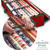 Premium Wrapping Paper Organizer Storage | Gift Wrap Holder With Extra Pockets for Christmas Decorations, Reinforced Handles, Heavy Duty, Ultra-Durable, Tear-Proof Fabric - Fits Up to 27 Rolls (Red) view 4