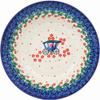 Polmedia Polish Pottery Pasta Bowl 9-inch - Magical Carriage Pattern Handmade in Boleslawiec Poland by Ceramika Artystyczna + Certificate of Authenticity view 1