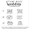 4th of July wedding favors, red white and i do, personalized wedding shot glasses, personalized wedding favors in bulk, patriotic wedding favors view 2