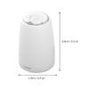 Toothpick Holder Pop- Up Automatic Toothpick Dispenser Plastic Toothpick Storage Box Case for Kitchen/Dining Room White view 2
