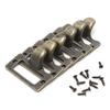 Pimeishou 6X Handle File Name Card Cabinet Label Holder Antique Brass Drawer Pull Frame - S# view 1