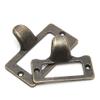 Pimeishou 6X Handle File Name Card Cabinet Label Holder Antique Brass Drawer Pull Frame - S# view 4