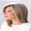 Andongnywell Blonde Wig Short Bob Human Hair Lace Front Wig Bobo Straight Wig Hair for Black Women Density Wig (Golden,One Size) view 2