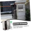 Metal Letter Box Metal Drop Box Stainless Steel Mailbox Wall Mount Locking Mailbox Office Box Wall Mountable Suggestion Box for Door Wall Mailbox 15. 35 x 10. 63 x 6. 30in view 4