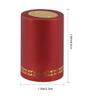 Hemoton 200pcs PVC Heat Shrink Capsules Wine Shrink Wrap Bottles Capsules for Wine Cellars Bottle Seals Caps Bottles Home Use Red view 2