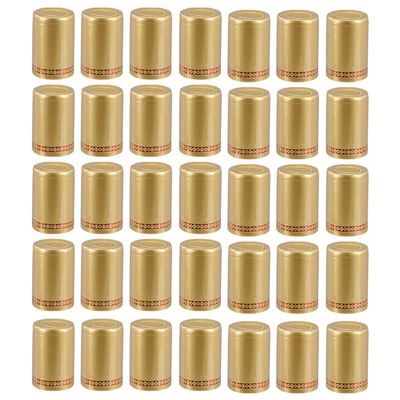 Hemoton 200pcs Heat Shrink Red Wine Sealing Capsules Bottle Covers for Wine Presentation Tamper for Tools and Home Decor