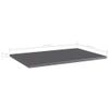 vidaXL High Gloss Gray Bookshelf Boards - 4 Pack, 23.6"x15.7"x0.6", Easy to Install, Durable Engineered Wood Panels, Modern Style Replacement Boards view 2