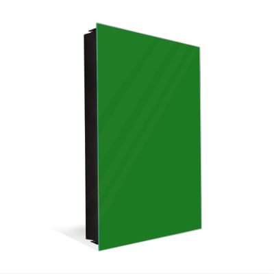 Concept Crystal Key Cabinet Storage Box with Frameless Glass White Board K18B Series of Colors
