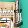 Umbrella Racks Modern Creative Umbrella Stand, Wall-Mounted Umbrella Bucket, Household Entrance Long/Short Umbrella Storage Rack, Large Capacity, 2 Colors (Color : Black) view 3