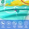 VOOVA & MOVAS Mermaid Beach Towel for Toddler, 28"X54",330GSM, Large Soft Absorbent Cotton Pool Towels for Toddler,Ideal for Swim, Surf, Beach, Bathroom and Camping view 3