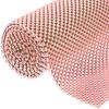 Shelf Liner Drawer Liner Non-Slip Mat Shelves Liners 12" X6.5 Grid Pattern PVC Non-Adhesive Grip Liner Anti-Slip Mat for Kitchen Cabinets Wire Shelving Pantry Dresser Refrigerator (Pink) view 1