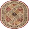 5x7 Oval Indoor Area Rug for Living Room, Dining Room, Bedroom, Entryway | Alfombras para Salas | Traditional, Oriental | Red 5'3'' x 7'3'' Oval view 3