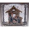 Christmas by Roman Inc., Confetti Lites Collection, 8.75" H LED Swirl Confetti Light Pewter HOLY, Lantern, Snow Globe, Holiday Home Dcor, Santa, Cardinal, Nutcracker, Snowman, Reindeer (3x5x8) view 3