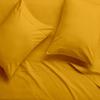 100% Egyptian Cotton Sheets, Golden Solid-California King Sheets Set, 600 Thread Count Extra Long Staple Cotton, Sateen Weave for Soft and Silky Feel, Fits Mattress Upto 10'' DEEP Pocket Mattress view 4