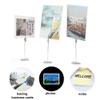10Pcs Place Card Holder Metal Wires Memo Clip Note Card Holders Table Number Clip Clamp Clip for Wedding Party Clay&Cake Decor Place Cards & Place Card Holders view 3