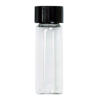 Gold Prospecting Small Glass 1 oz. Flakes and Flour Storage Vial with Lid