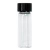 Gold Prospecting Small Glass 1 oz. Flakes and Flour Storage Vial with Lid view 1
