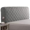 HDGZ Bed Dust Cover Stretch Bed Headboard Slipcover Stretch Headboard Cover Single Double King Super King Protector Cover for Bedroom (Color : Gray, Size : 190 * 60cm) view 1