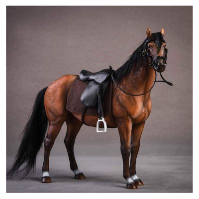 JFF Horses Collection Horse Figurine Decoration Decor Collectible,Simulation Horse Model Home Furnishings,D