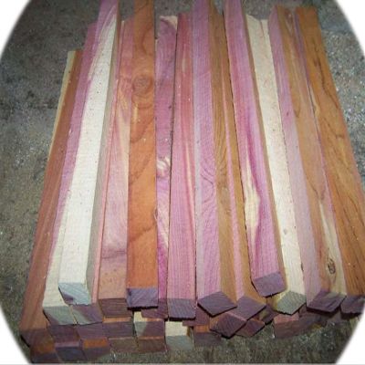 Pack of 20 Eastern Red Cedar Long Pen Blanks Spindles Wood Craft Supplies by InnaBest, Moni-0240TO