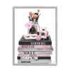Stupell Industries Fashion Accessories Glam Magazine Book Stack view 1