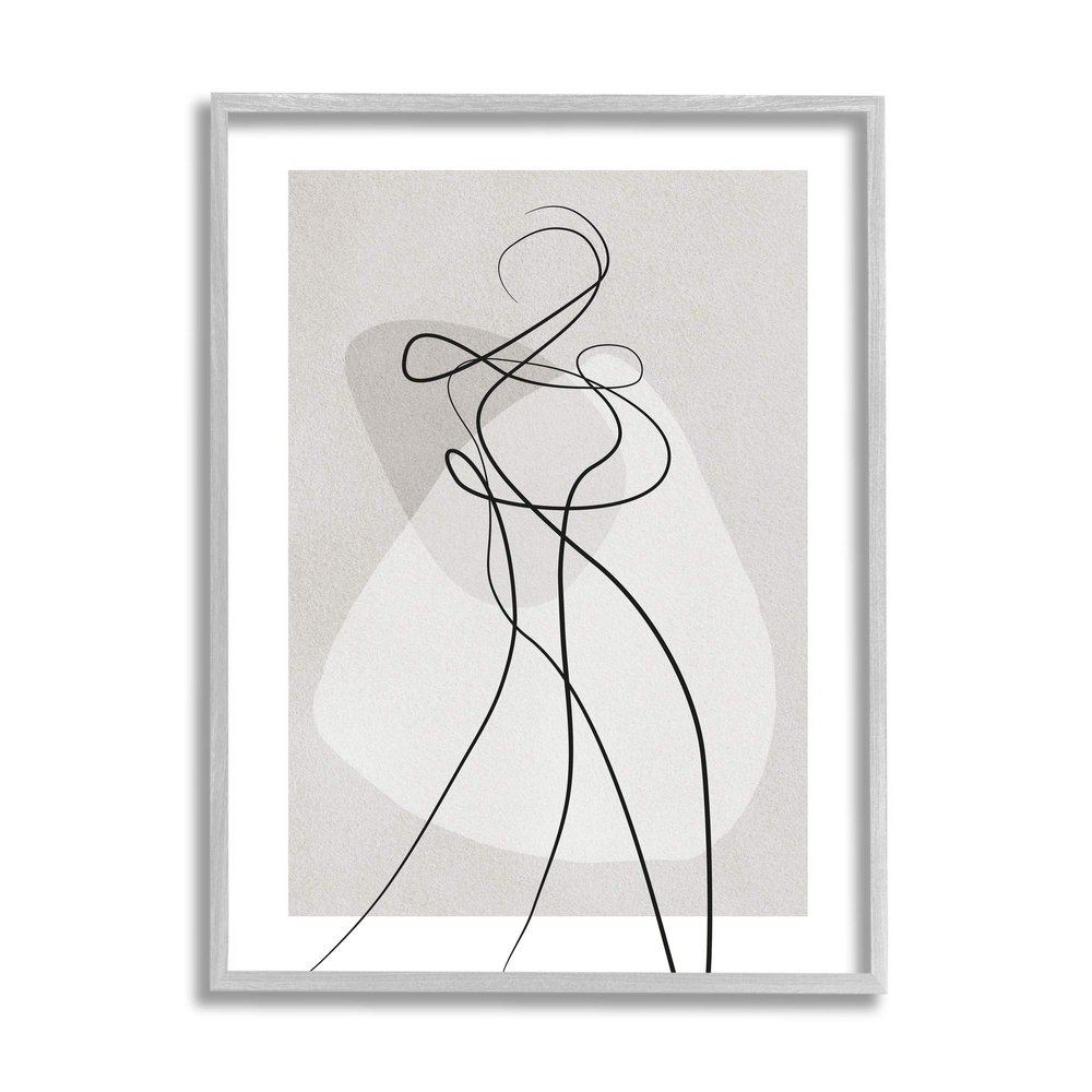 Stupell Industries Surreal Figure Expressive Body Abstract Contemporary