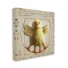 Stupell Industries Vitruvian Chick Baby Farm Chicken Animal Humor view 1