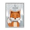Stupell Industries Be Clever Phrase Cute Fox Mountain Forest view 1