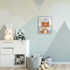 Stupell Industries Be Clever Phrase Cute Fox Mountain Forest view 2