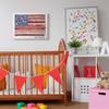 Stupell Industries Home Sweet Home Phrase Lace Pattern American Flag view 2