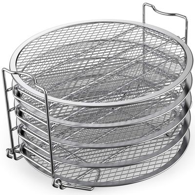 SICHEER Dehydrator Rack Stainless Steel Stand Accessories Compatible with Ninja Foodi Pressure Cooker and Air Fryer 6.5Quart