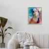 Stupell Industries Colorful Abstract Nude Female Portrait Back view 2