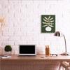 Stupell Industries Minimal Potted Plant Yellow Foliage Over Green view 2