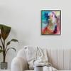 Stupell Industries Colorful Abstract Nude Female Portrait Back view 2