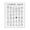 Stupell Industries Laundry Guide Simple Shapes Diagram Distressed Pattern view 1