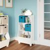 RiverRidge Kids Bookshelf with Veggie Storage Bin and 2 Open Shelves - Kids Storage Organizer, Toy Shelf & Book Shelf with Deep Veggie Bin and Top Toy Display Area view 2