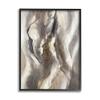 Stupell Industries Flowing Cloudy Grey Abstraction Dark Shadows Yellow Highlights view 1