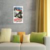 1934 Swiss Grand Prix - Bern Switzerland - Vintage Car Racing Poster - Fine Art Rolled Canvas Print 11in x 14in view 4
