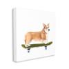 Stupell Industries Playful Corgi Pet Dog on Green Skateboard view 1