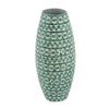 A&B Home Round Tall Capiz Vase - 8" Dia. x 20" - Green view 1