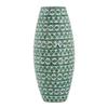 A&B Home Round Tall Capiz Vase - 8" Dia. x 20" - Green view 2