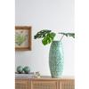 A&B Home Round Tall Capiz Vase - 8" Dia. x 20" - Green view 4